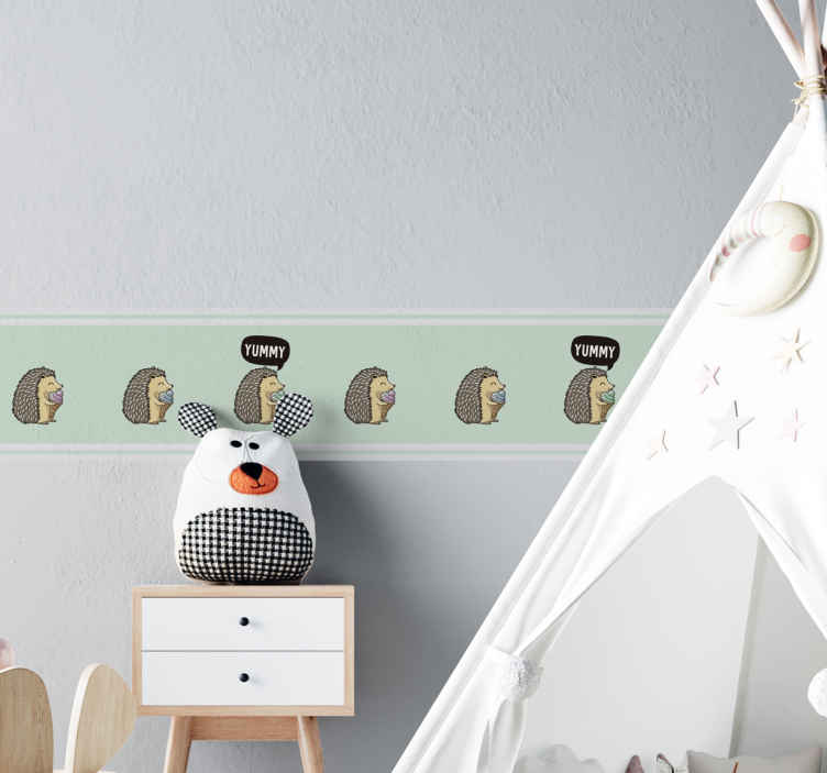 Stickers ornamenten Lekker stekelvarken