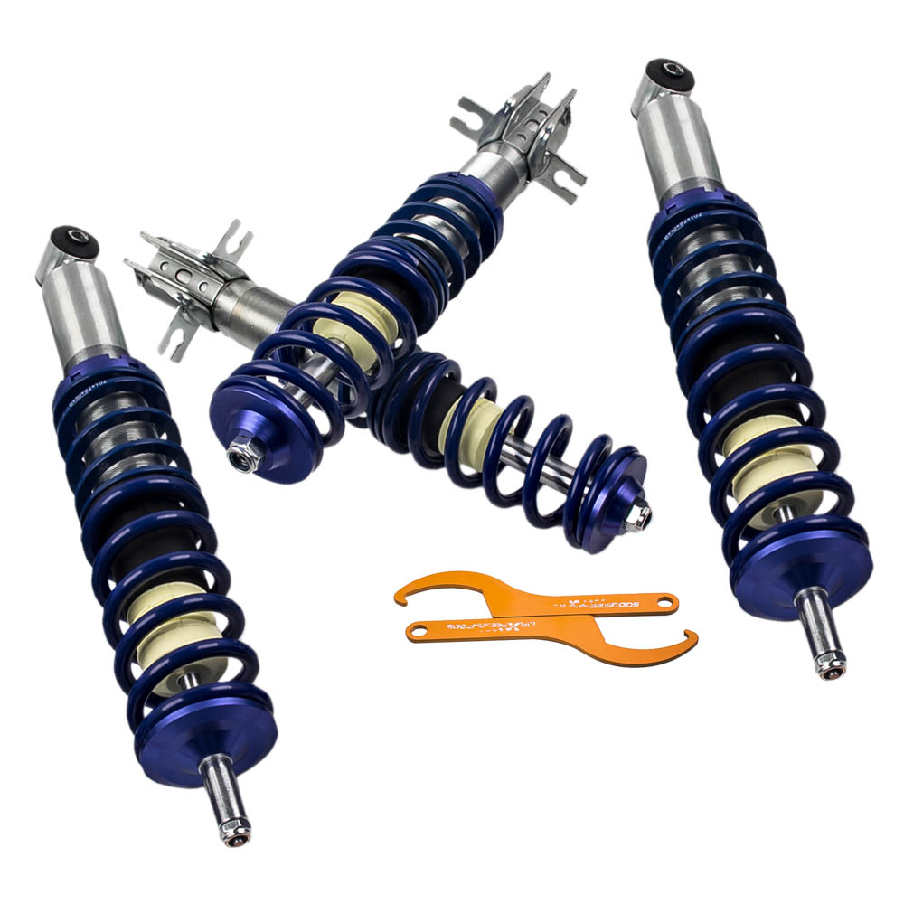For 74-84 VW Golf I Rabbit Cabrio Coilovers Volkswagen MK1 Blue Coilover Kit