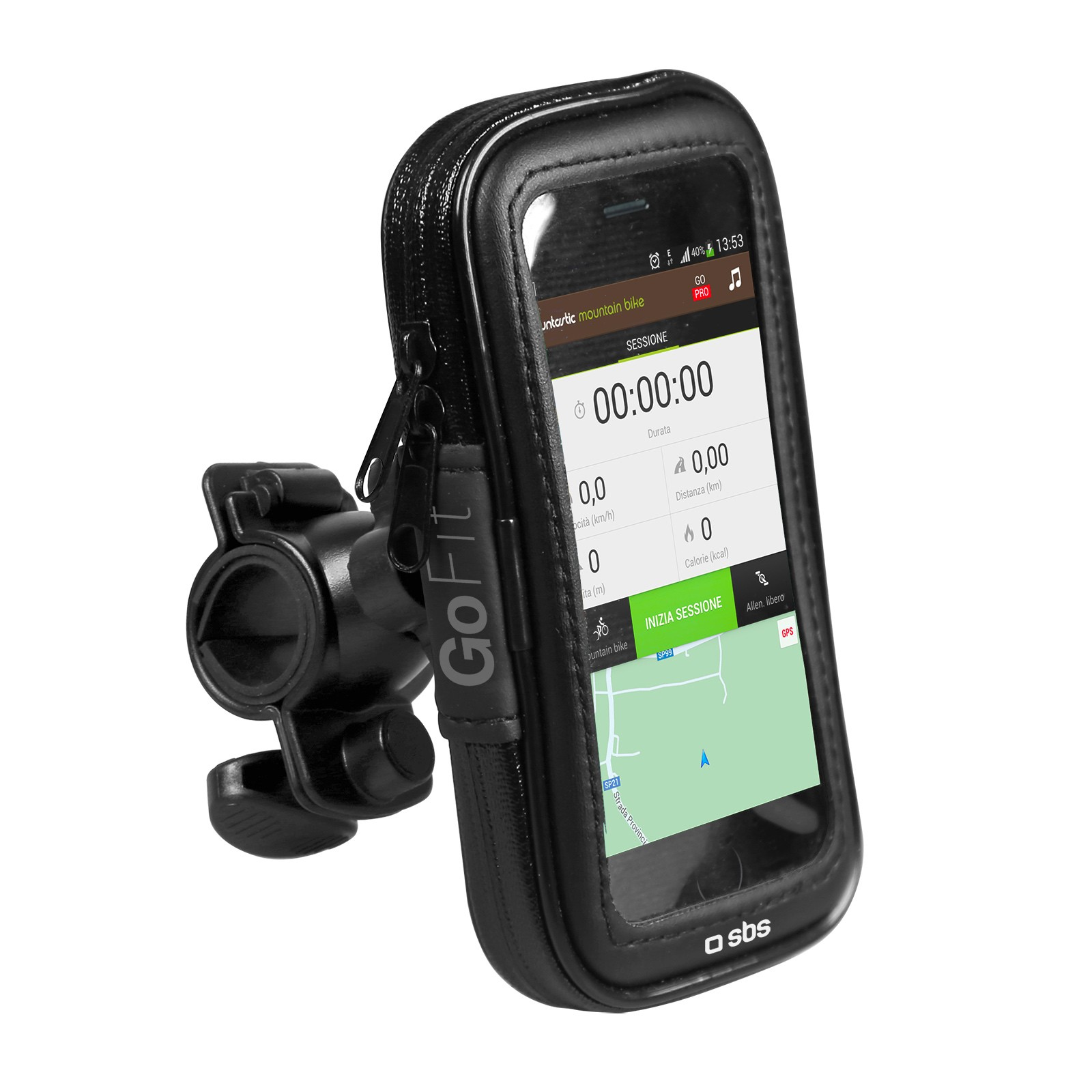 Supporto per Smartphone SBS Tebikeholderxlk Passivo Nero