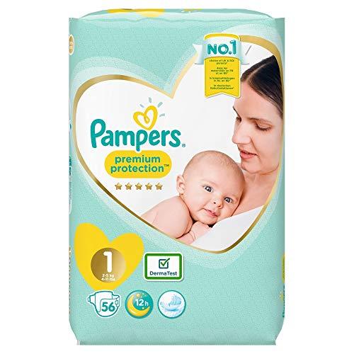 Pampers Premium Protection Nappies Size 1 | 56 Pack