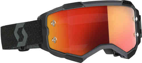 Scott Fury zwarte Motocross Goggles Zwart Eén maat