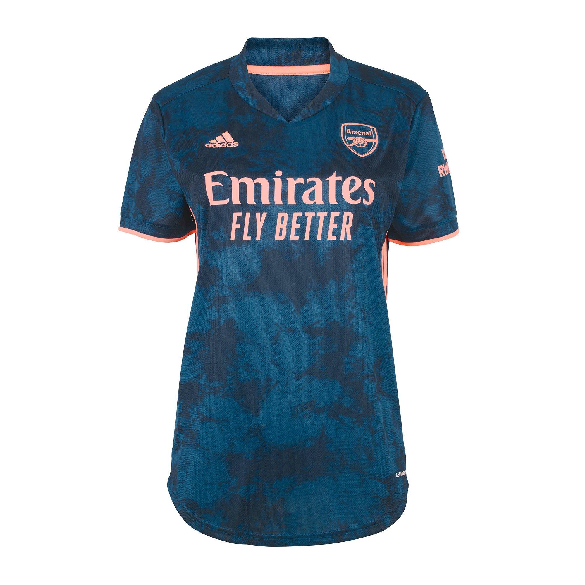 Arsenal Adidas  Womens 20/21 Third Shirt XS, Blue