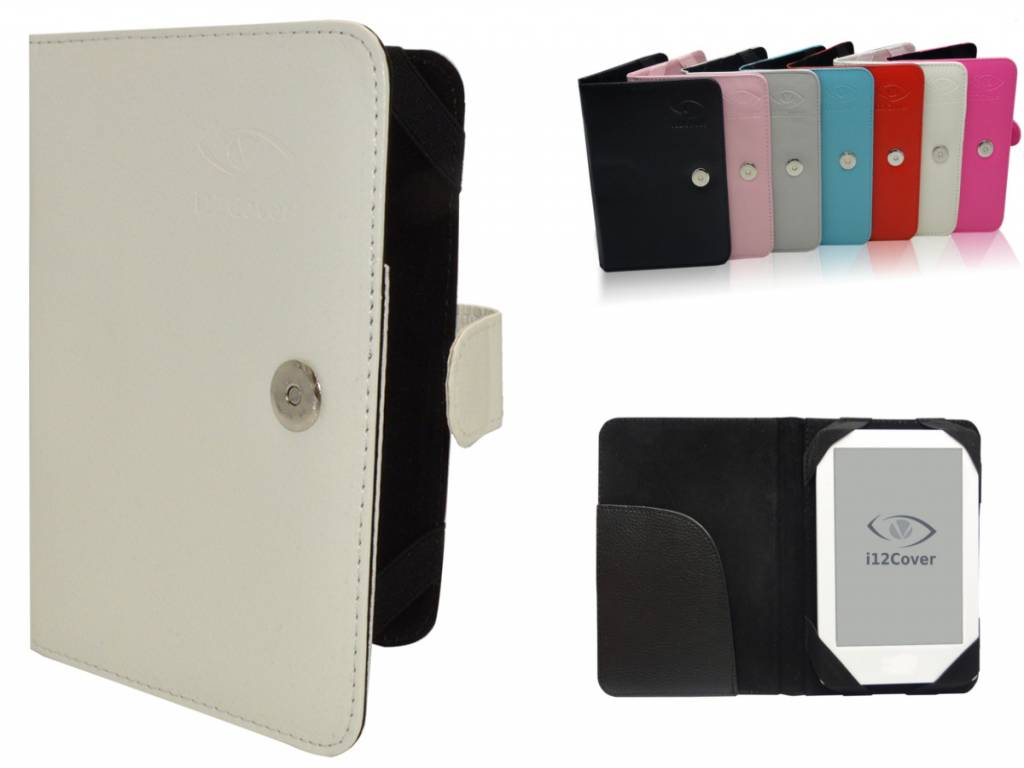 Pocketbook Touch lux 5 Book Cover | e-Reader bescherm hoes | wit | Pocketbook