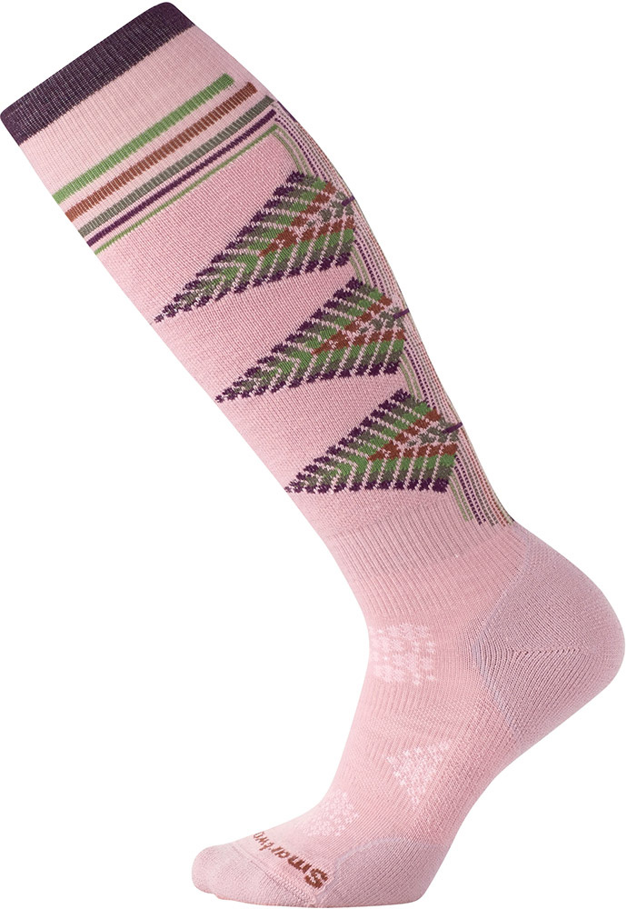 SmartWool - PhD ski Light Pattern Dames Skisocken (rosa) / roze
