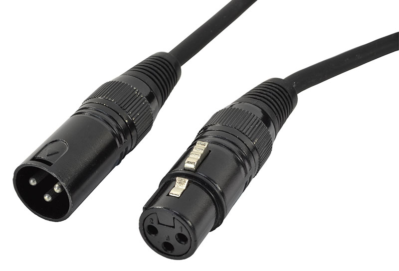 Cobra 3 Pin XLR To XLR DMX Lead 15M