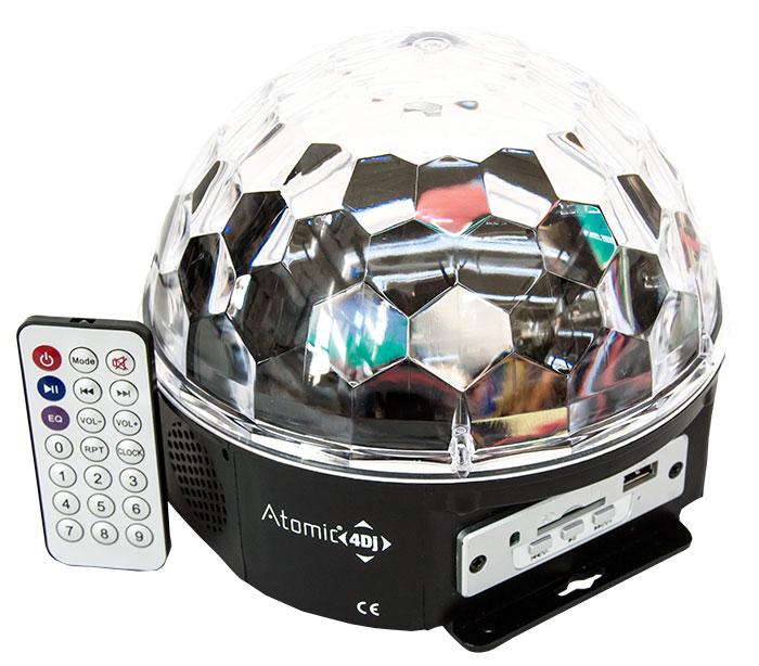 Atomic4dj Magic LED Disco Ball MP3 and Speaker