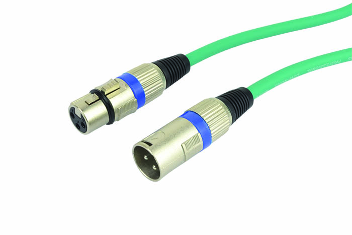 Cobra Cables Balanced XLR Mic Lead 6m Green