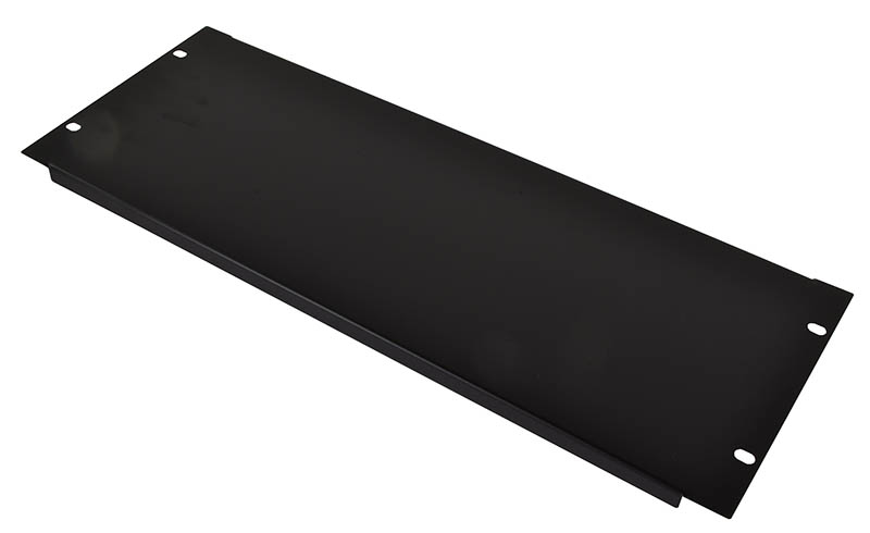 Cobra 5 U 19" Blank Rack Panel With Black Finish