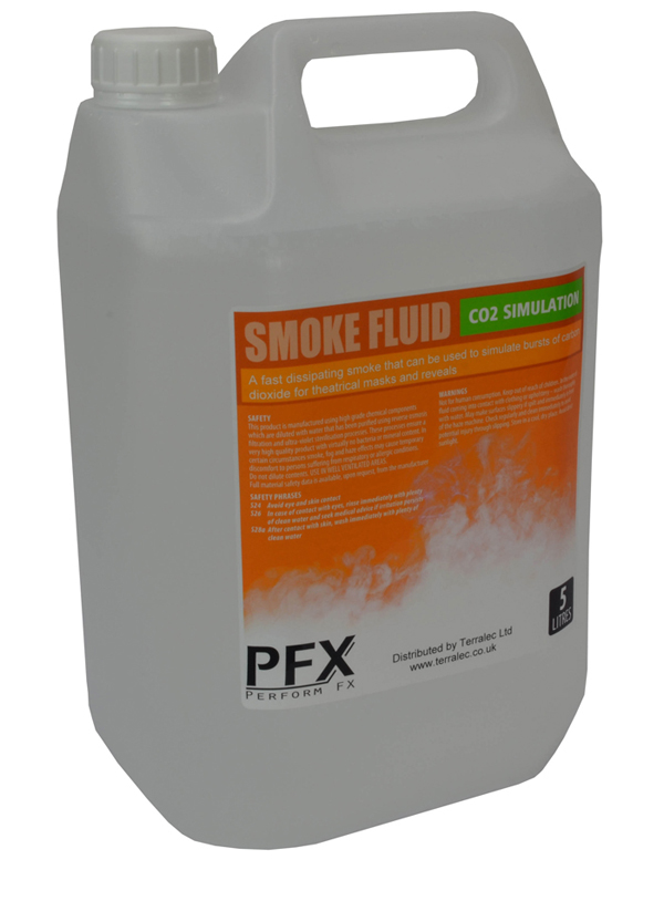 PFX CO2 Jet Simulation Smoke Fluid 5 Litres by