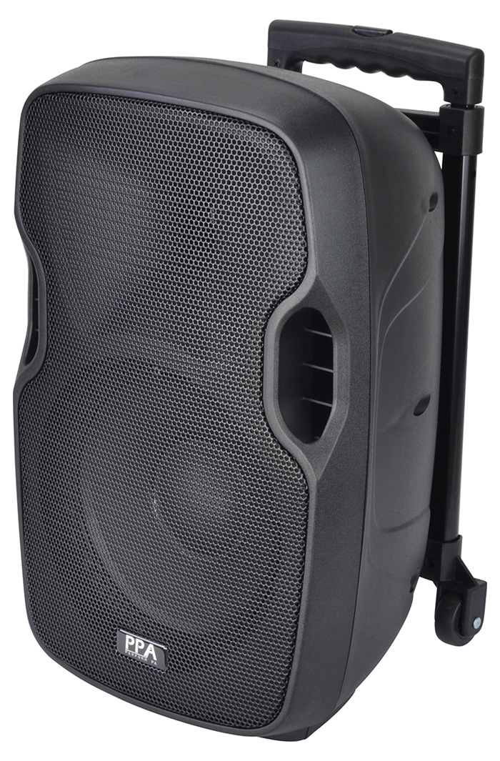 PPA 10" Battery Powered PA Speaker With Radio Mic and Bluetooth