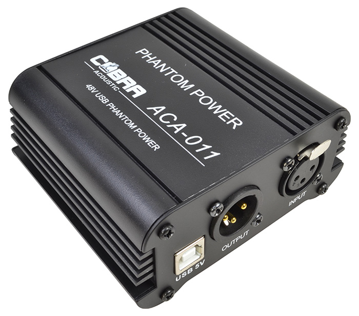 Cobra 48Volt Phantom Power USB In