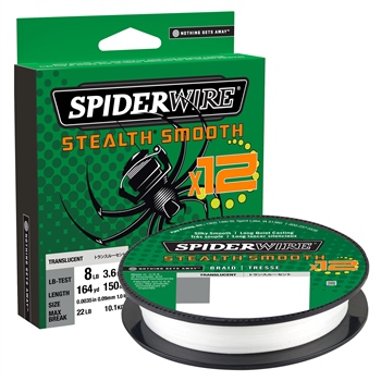 Spiderwire Stealth Smooth 12 Translucent 150m | Clear | 150m
