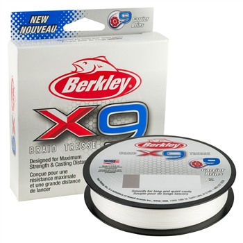 Berkley X9 Crystal Braid 300m | Clear | 300m