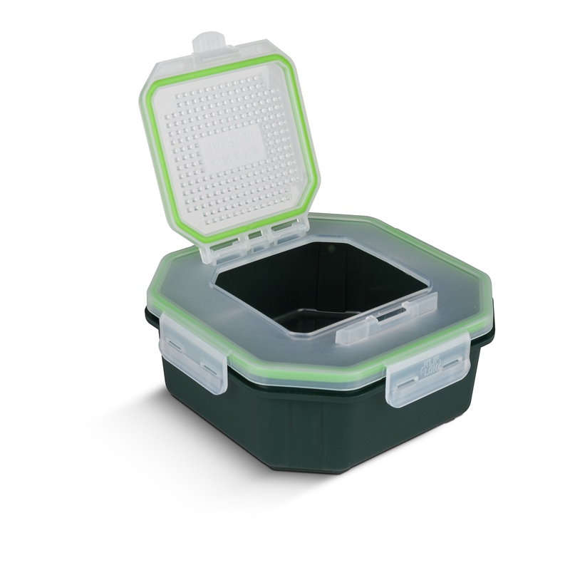 Greys Klip-Lok Perforated Lid Flip Top Bait Box
