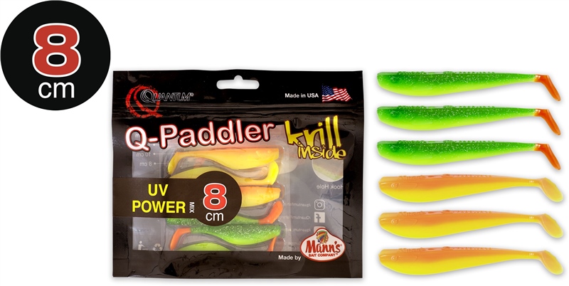 Quantum Q-Paddler UV Lures Power Pack  | 8cm