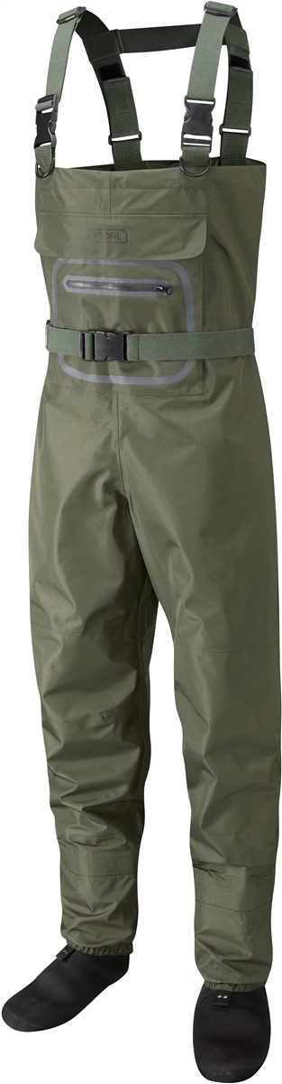 Leeda Profil Breathable Chest Waders | Green | X-large