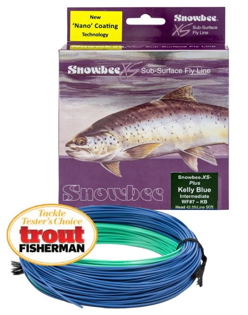Snowbee XS Plus Kelly Blue Intermediate Fly Line | Blue | #6