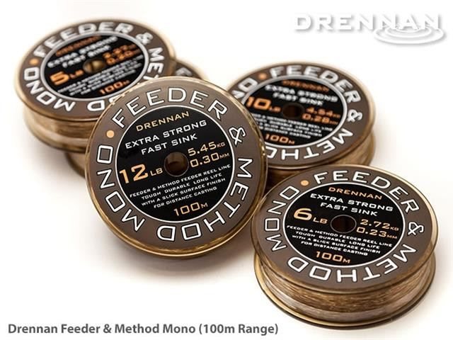 Drennan Feeder & Method Monofilament Line 100m | Clear | 10lb