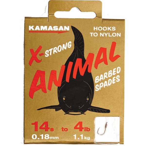 Kamasan Animal Heavy Hooks To Nylon