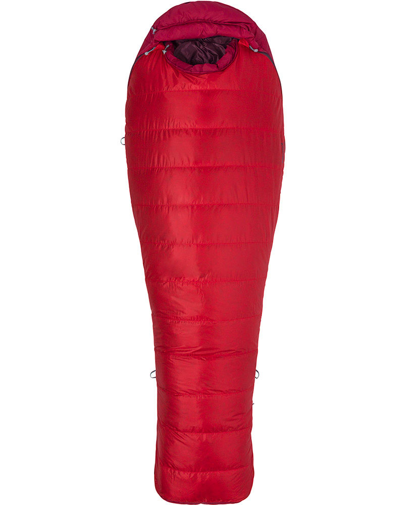 Marmot Always Summer Long Sleeping Bag | Left Zip | Team Red/Sienna Red