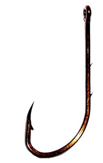 Allcock Bronze Bait Holder Hook Straight Eye