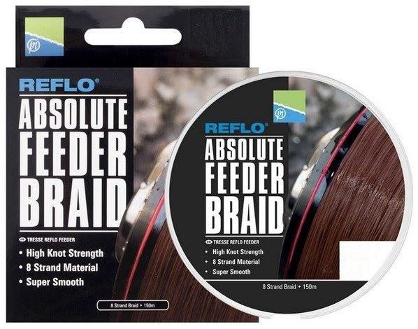 Preston Innovations Absolute Feeder Braid | Brown | 0.12mm