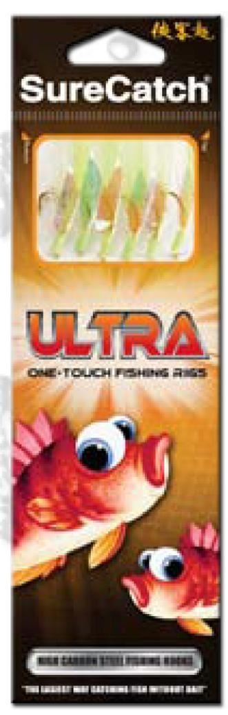 Sure Catch Ultra One Touch 6 Hook Sabiki Sea Rig
