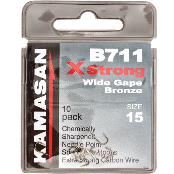 Kamasan B711 Wide Gape Bronze Hooks