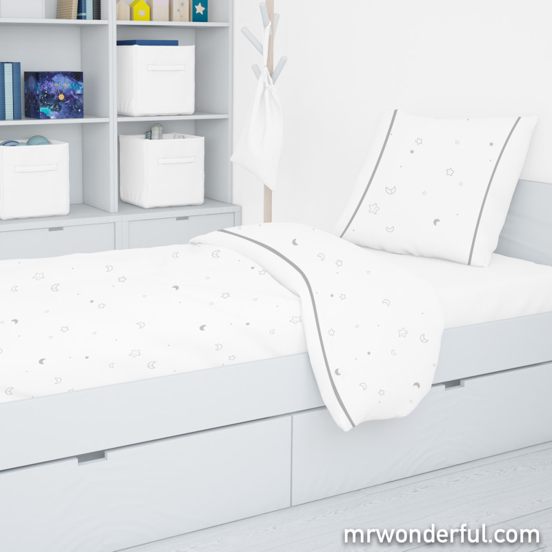 Mr Wonderful Jogo de lençóis cama de 90 cm - Siestas & Fiestas