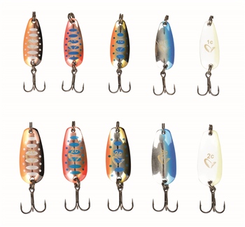 Savage Gear Nails Micro Spoon Kit - 10pcs  | 2.5g