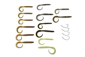 Savage Gear Rib Worm Kit - 30+17pcs  | n/a