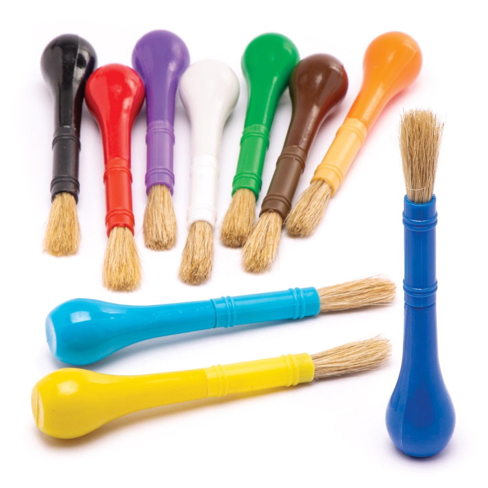 Easy-Grip Paint Brushes (Pack of 10)