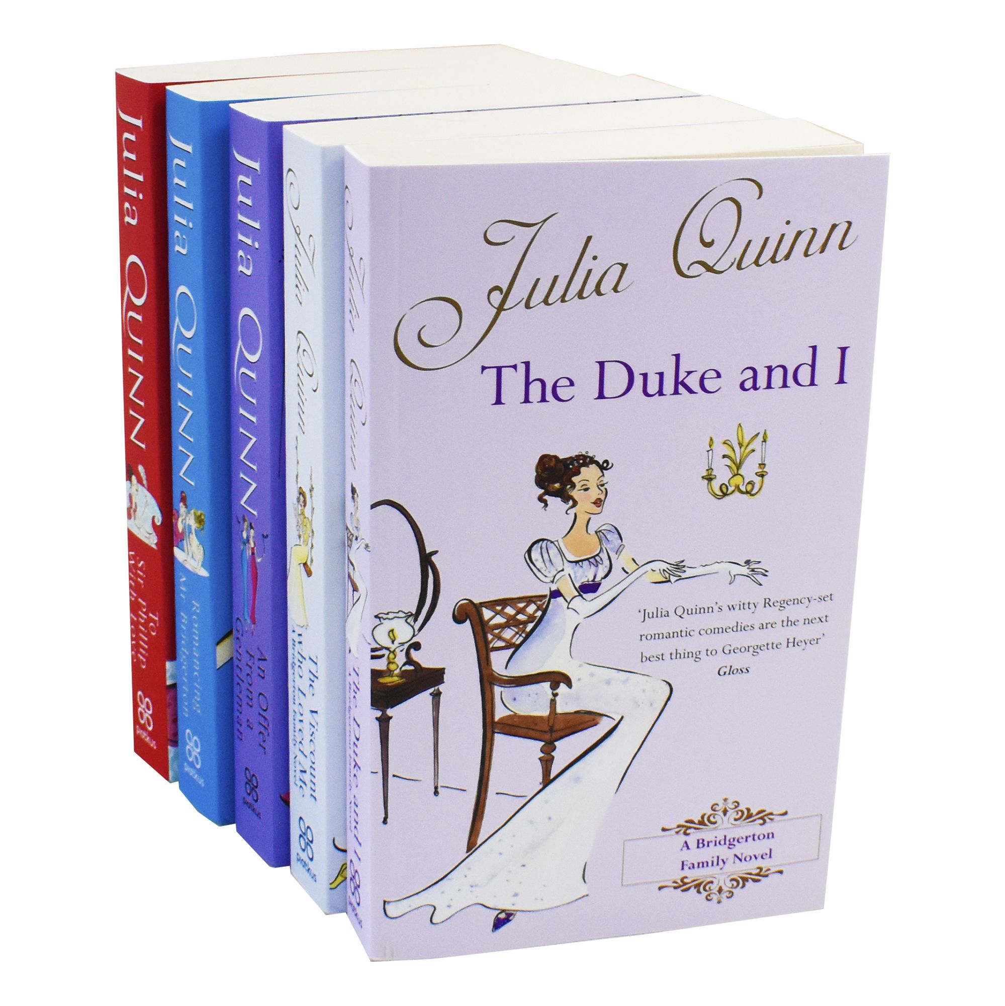 Piatkus Bridgerton Family Series 5 Books Collection Set by Julia Quinn - Paperback - Young Adult