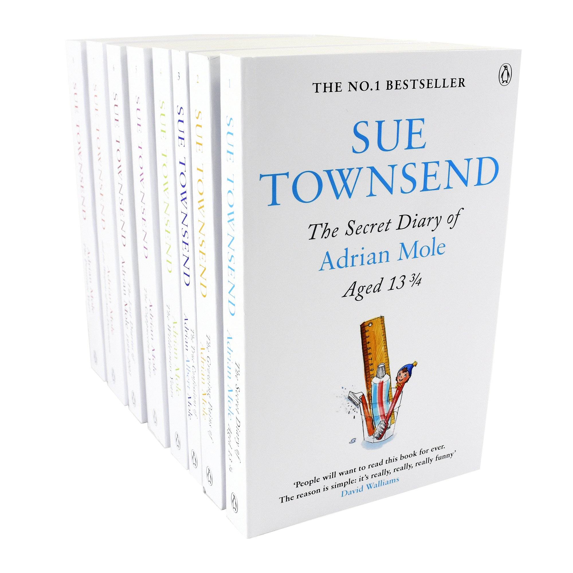 Penguin Sue Townsend Adrian Mole 8 Books Collection - Paperback - Young Adult