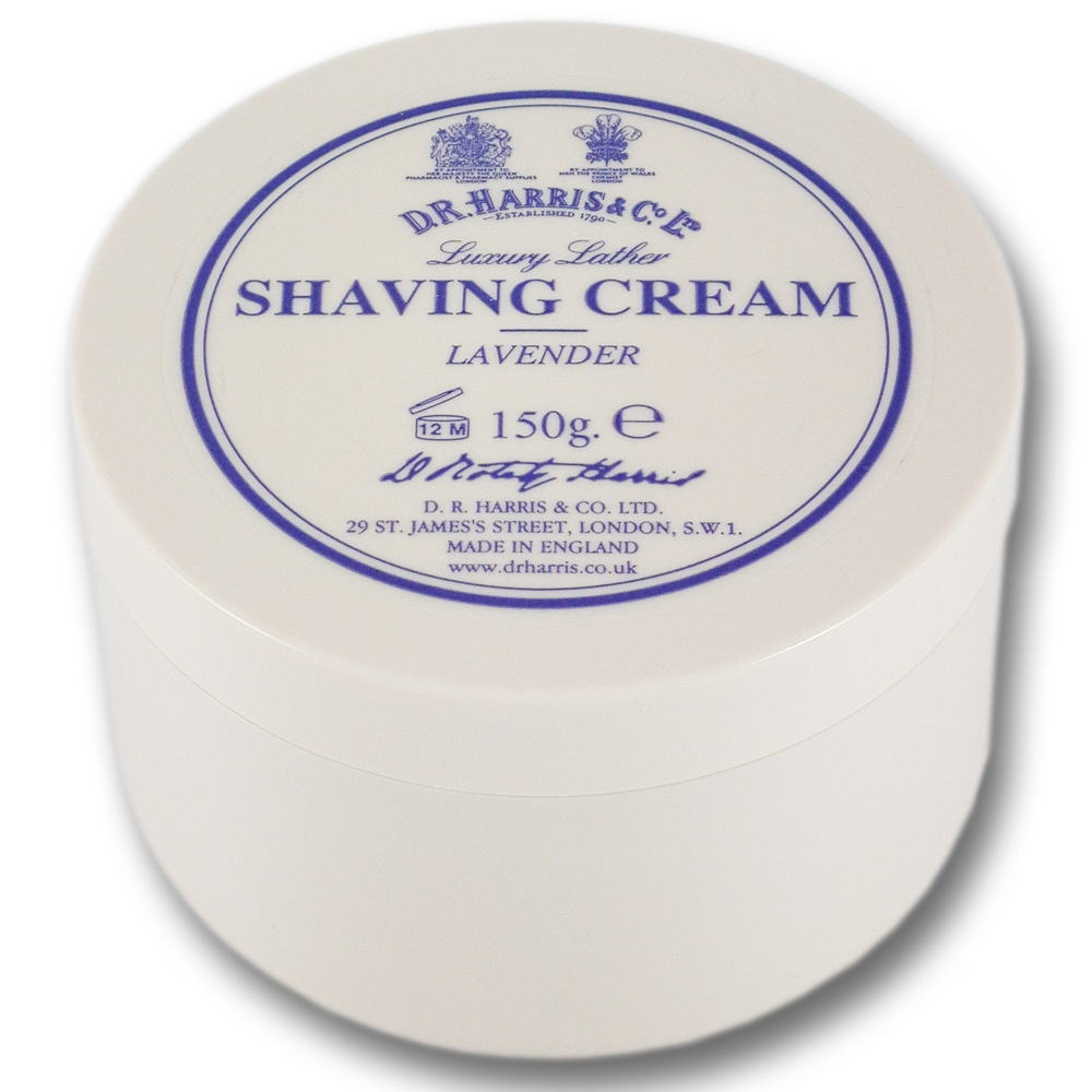 D R Harris Shaving Cream in Lavender 150g