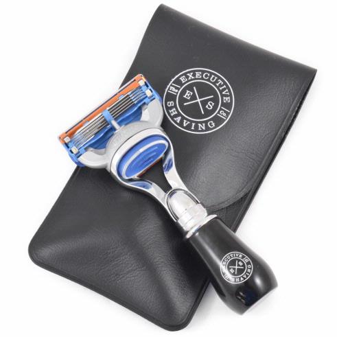 Executive Shaving Company Travel Fusion Razor and Pouch