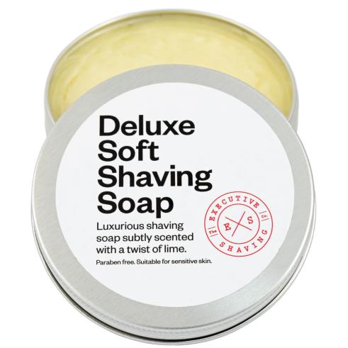 Executive Shaving Deluxe Soft Shaving Soap Lime Scent 100g