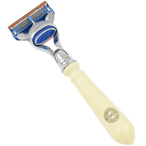 Executive Shaving Fusion Razor with Ivory Handle