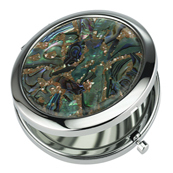 Mirror Chip Pattern Compact Mirror (D)