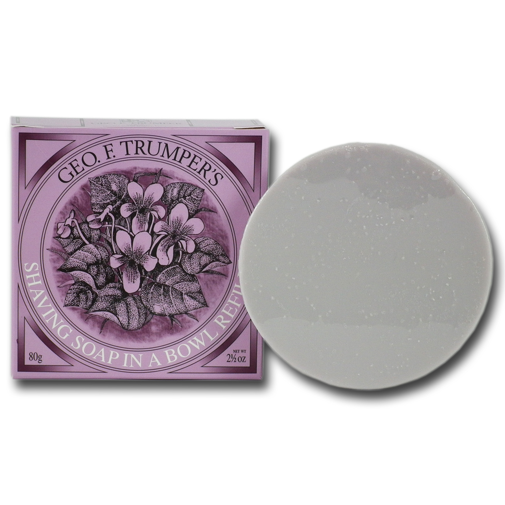 Geo F Trumper Violet Shaving Soap Refill 80g