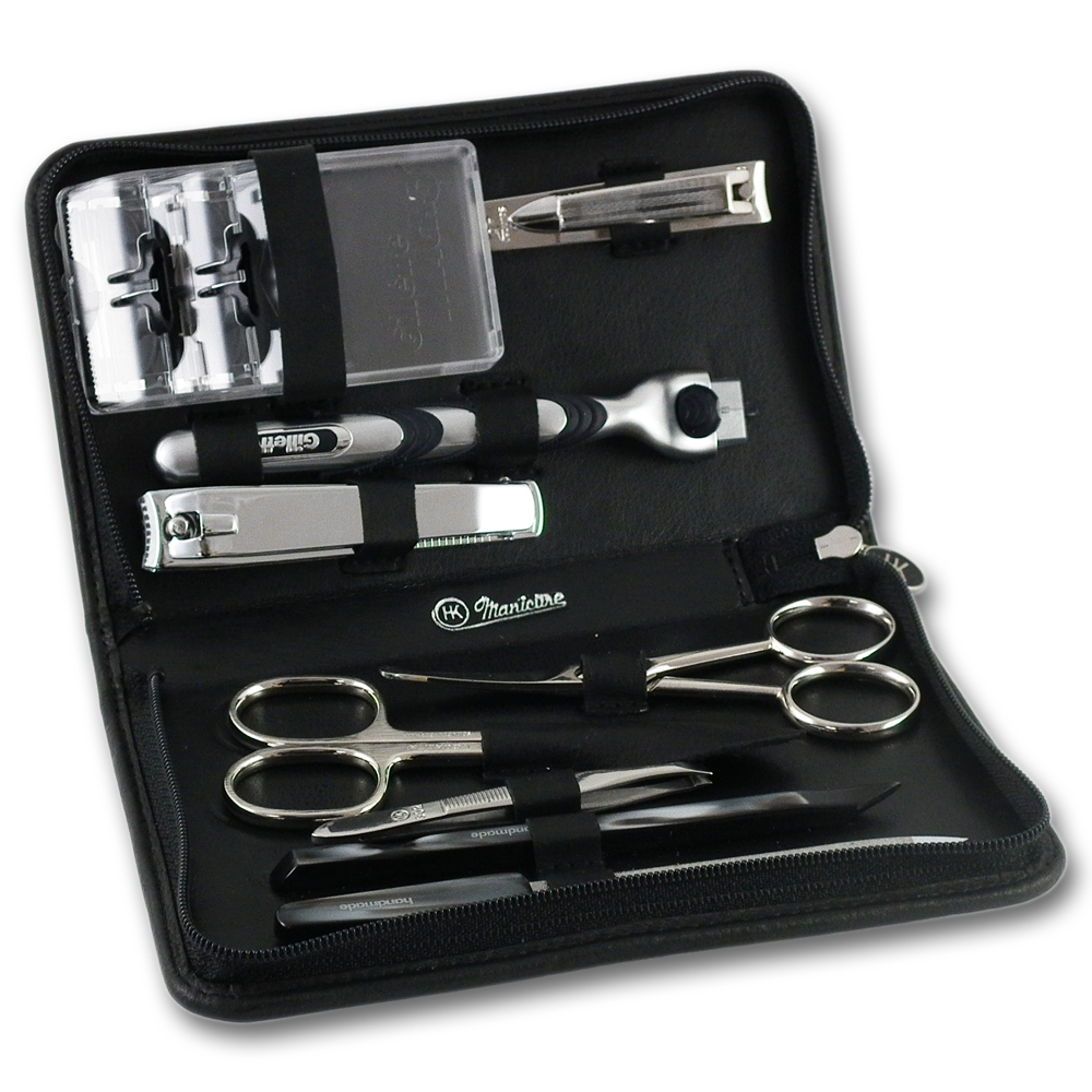 Hans Kniebes 9 Piece Complete Mens Grooming Kit