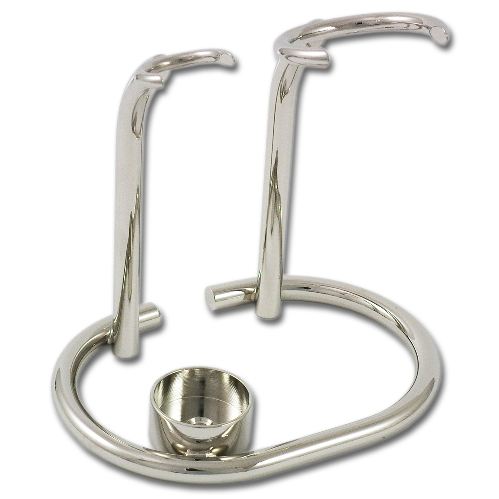 Mondial Oval Italian Razor And Shaving Brush Stand