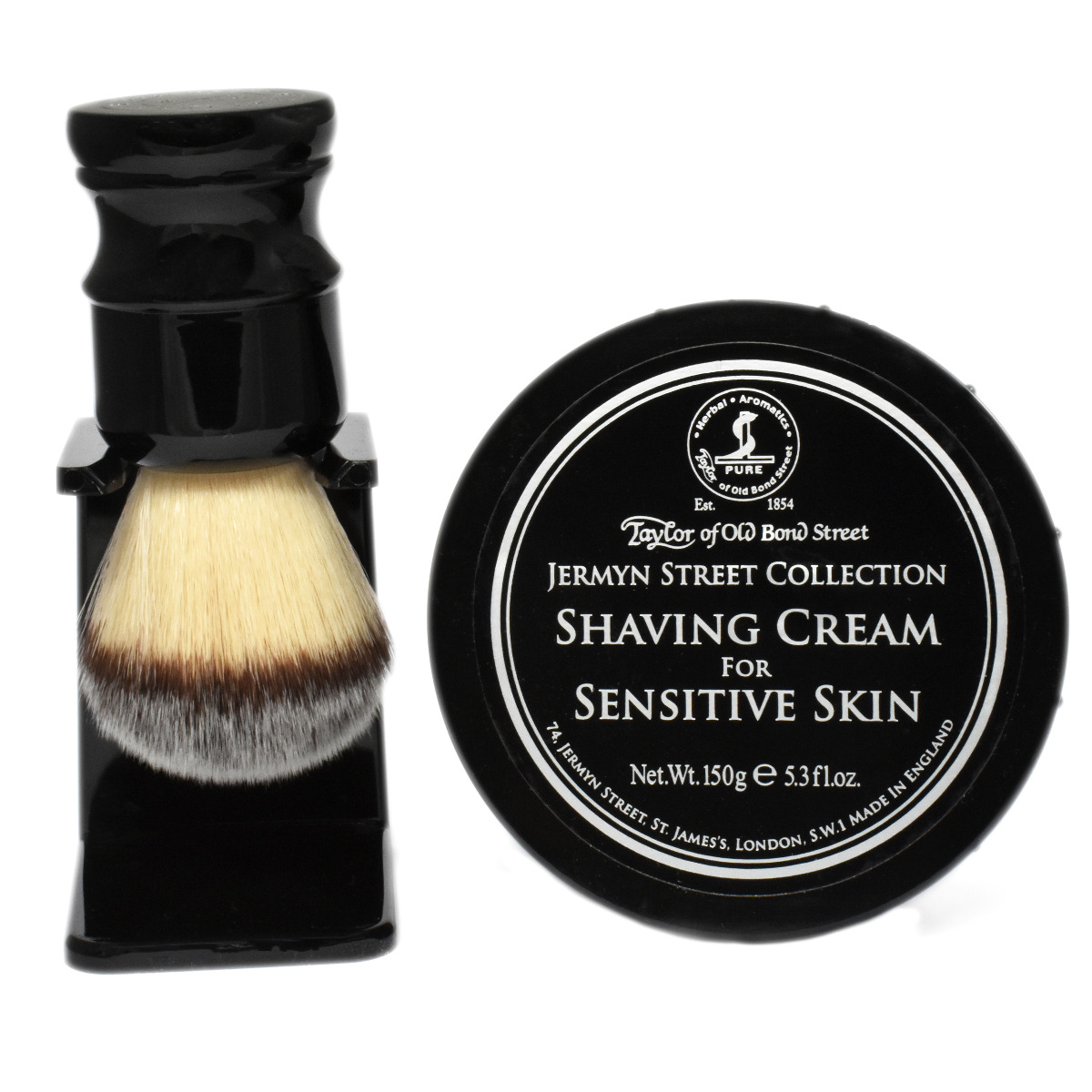 TOBS Jermyn Street Sensitive Skin Shaving Cream & Brush Set