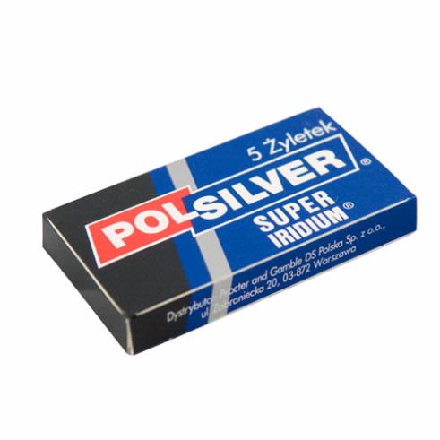 Polsilver Super Iridium Safety Razor Blades (x5)