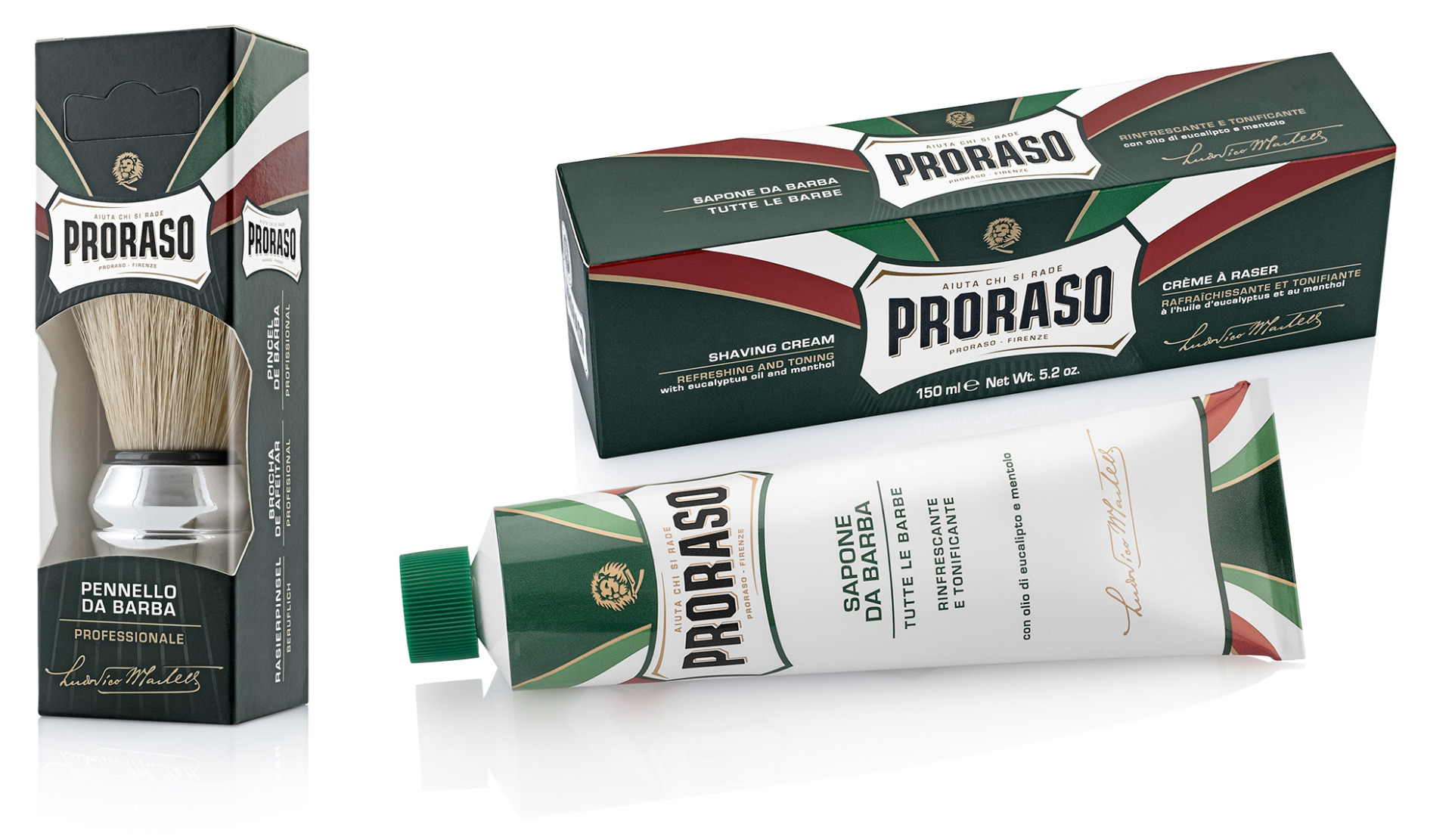 Proraso Shaving Cream And Brush Set