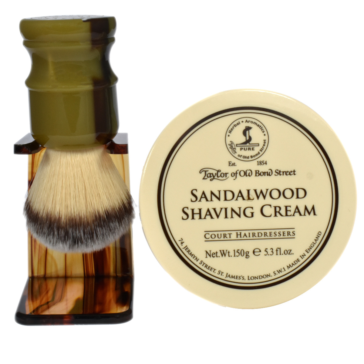 Taylor of Old Bond Street Sandalwood Shaving Cream and Brush Set