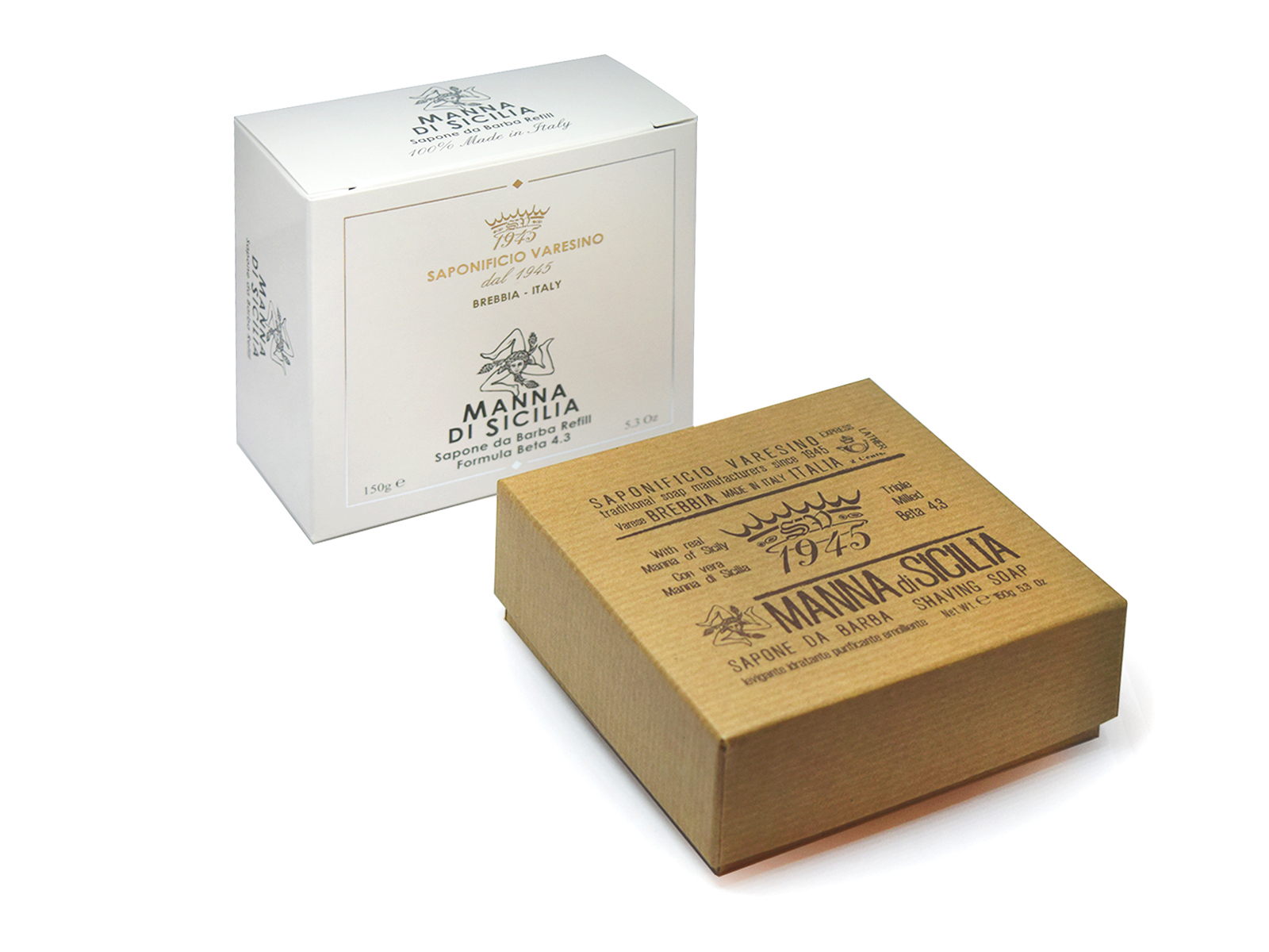 Saponificio Varesino Manna di Sicilia Beta 4.3 Shaving Soap 150g