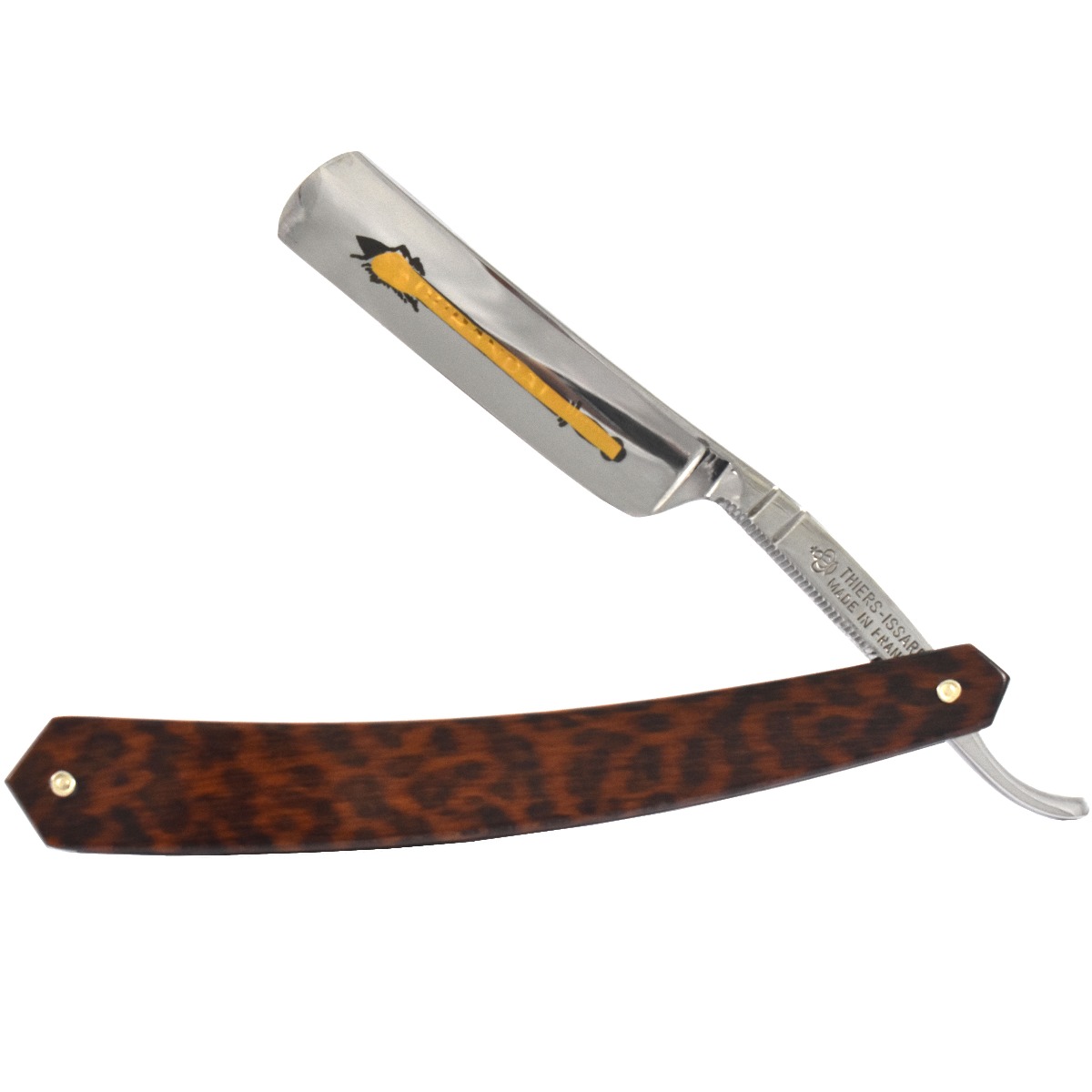 Thiers-Issard Durandal 5/8 Snakewood Round Nose Cut Throat Razor