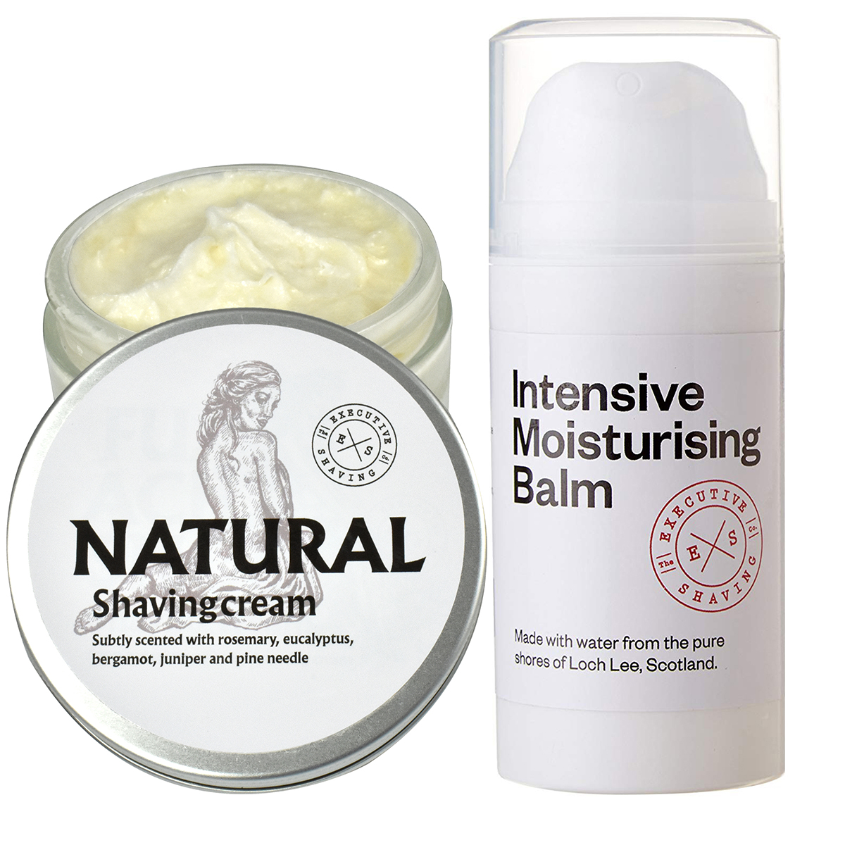 Executive Shaving Natural Shaving Cream And Post Shave Balm