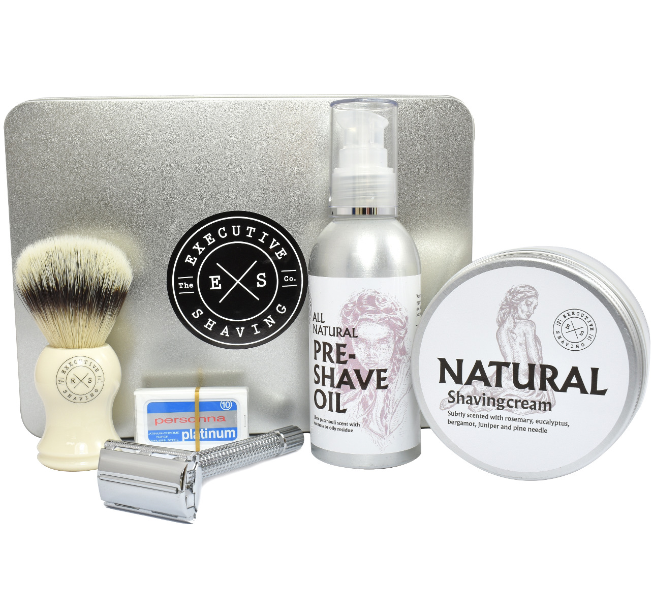 Executive Shaving Wet Shaving Kit for Men